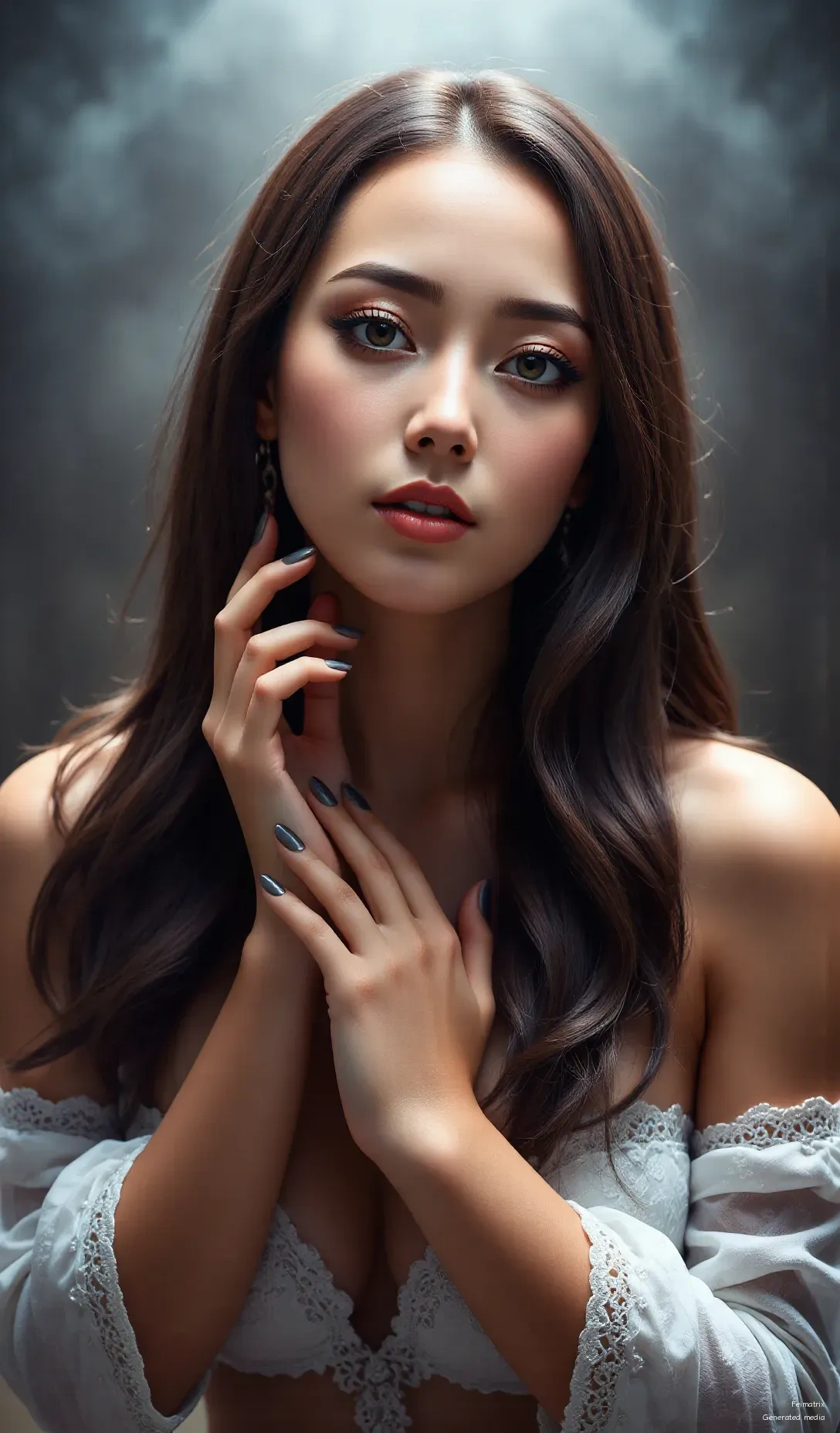 Golden hour glow and perfect pouts ✨ Loving this view!