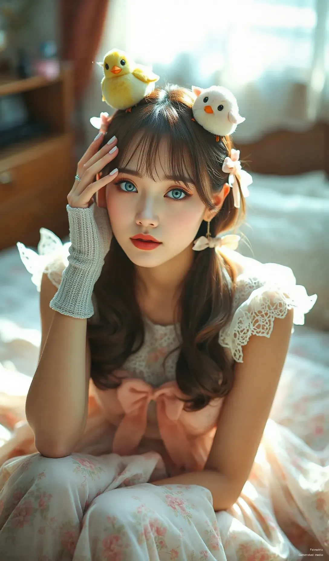 Soft sunlight & tiny birds that steal your heart. ✨