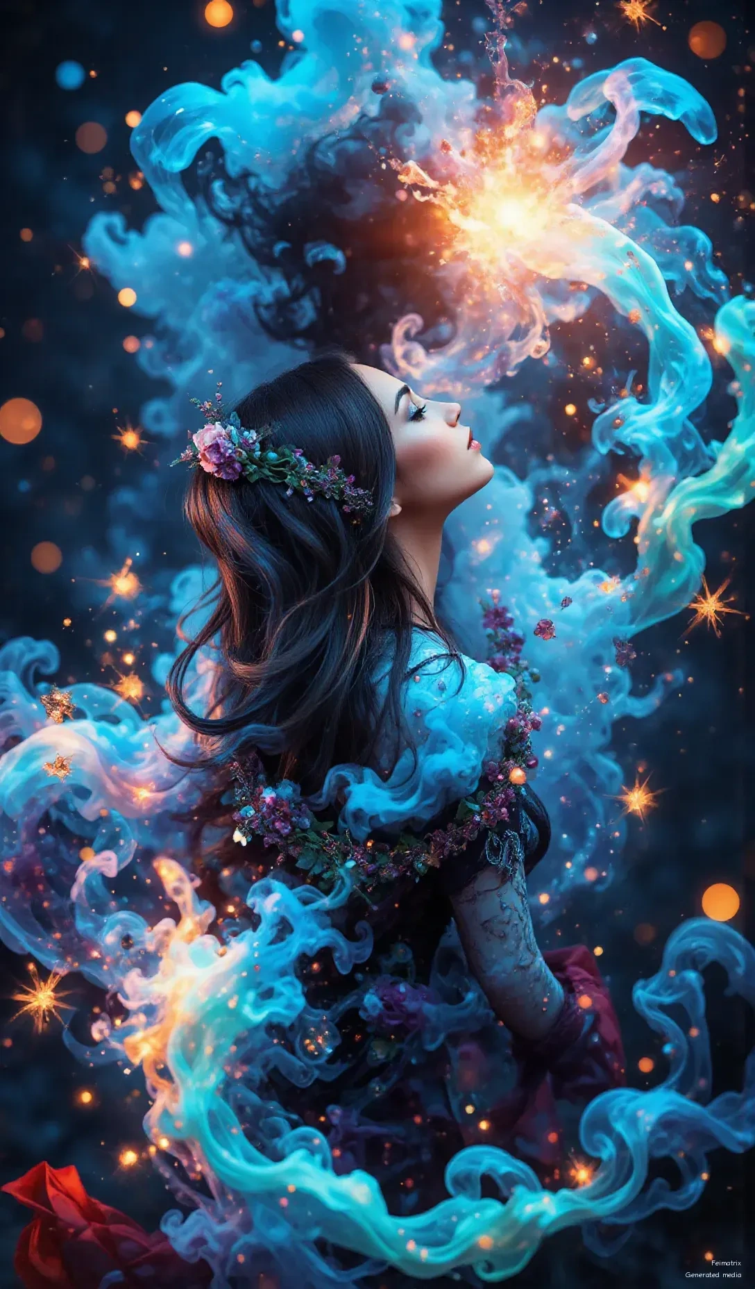 The Nebula Weaver: Fragments of a Cosmic Dream