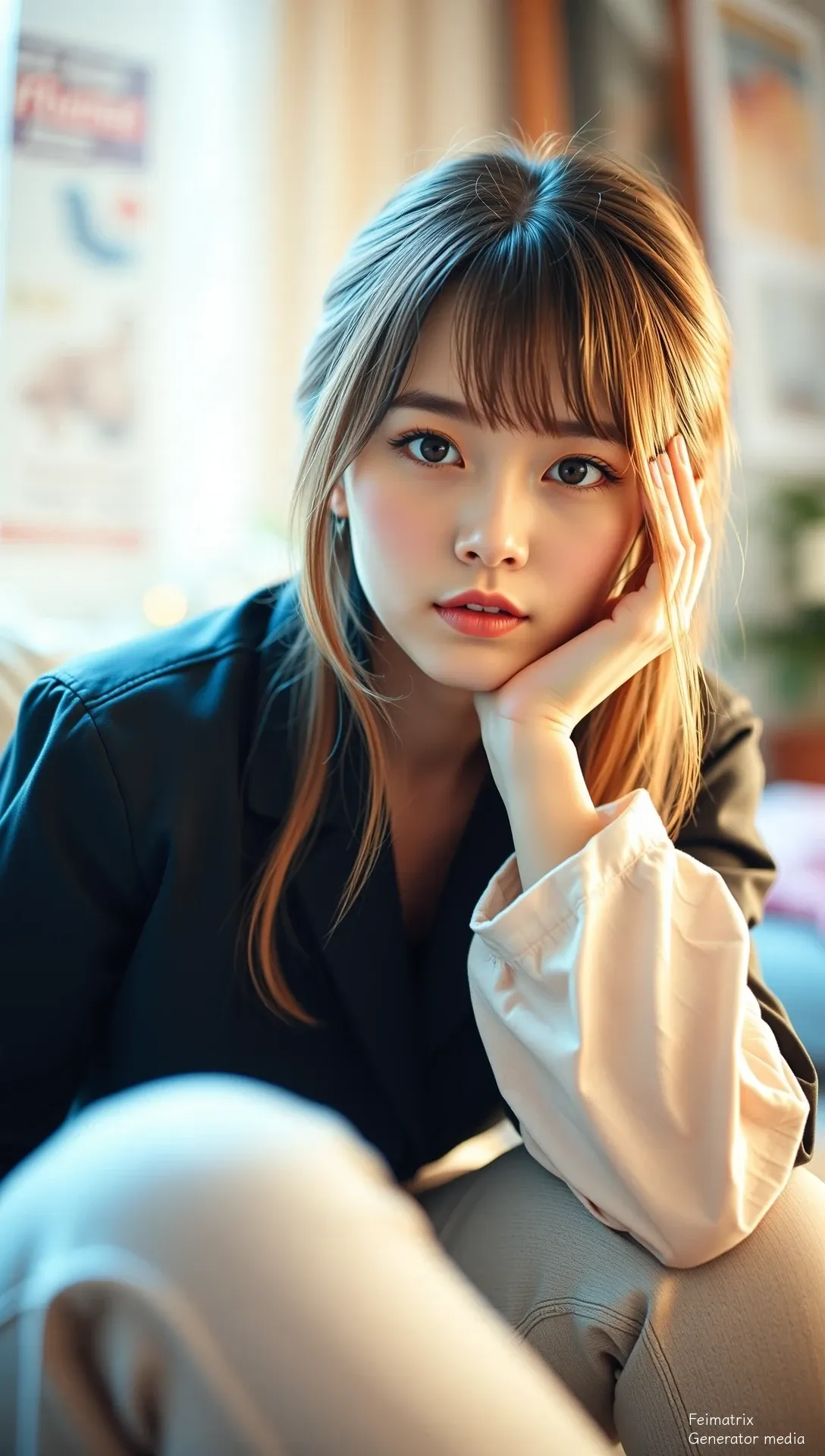 Ephemeral Echoes in Concrete Bloom