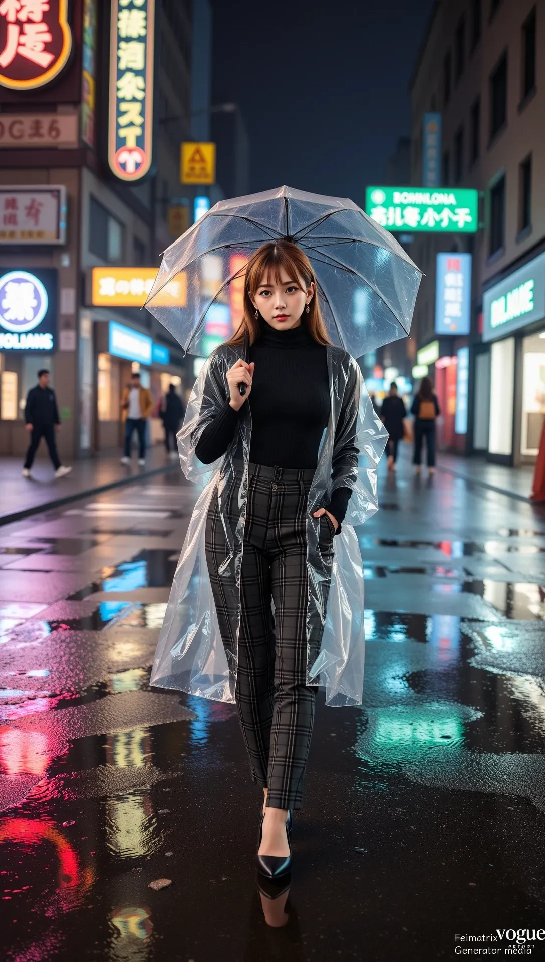 The Symmetry of Rain-Kissed Streets