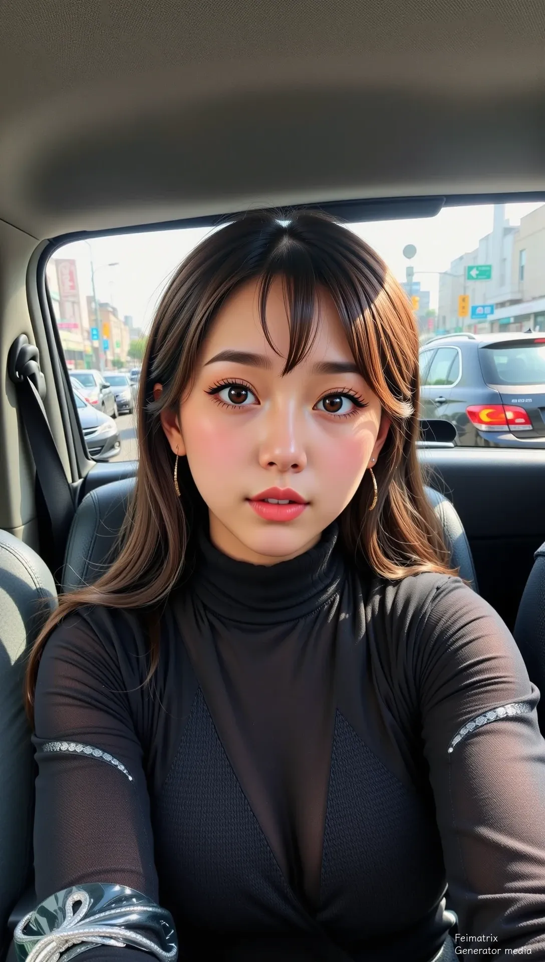 Ephemeral Echoes in Rain-Streaked Glass