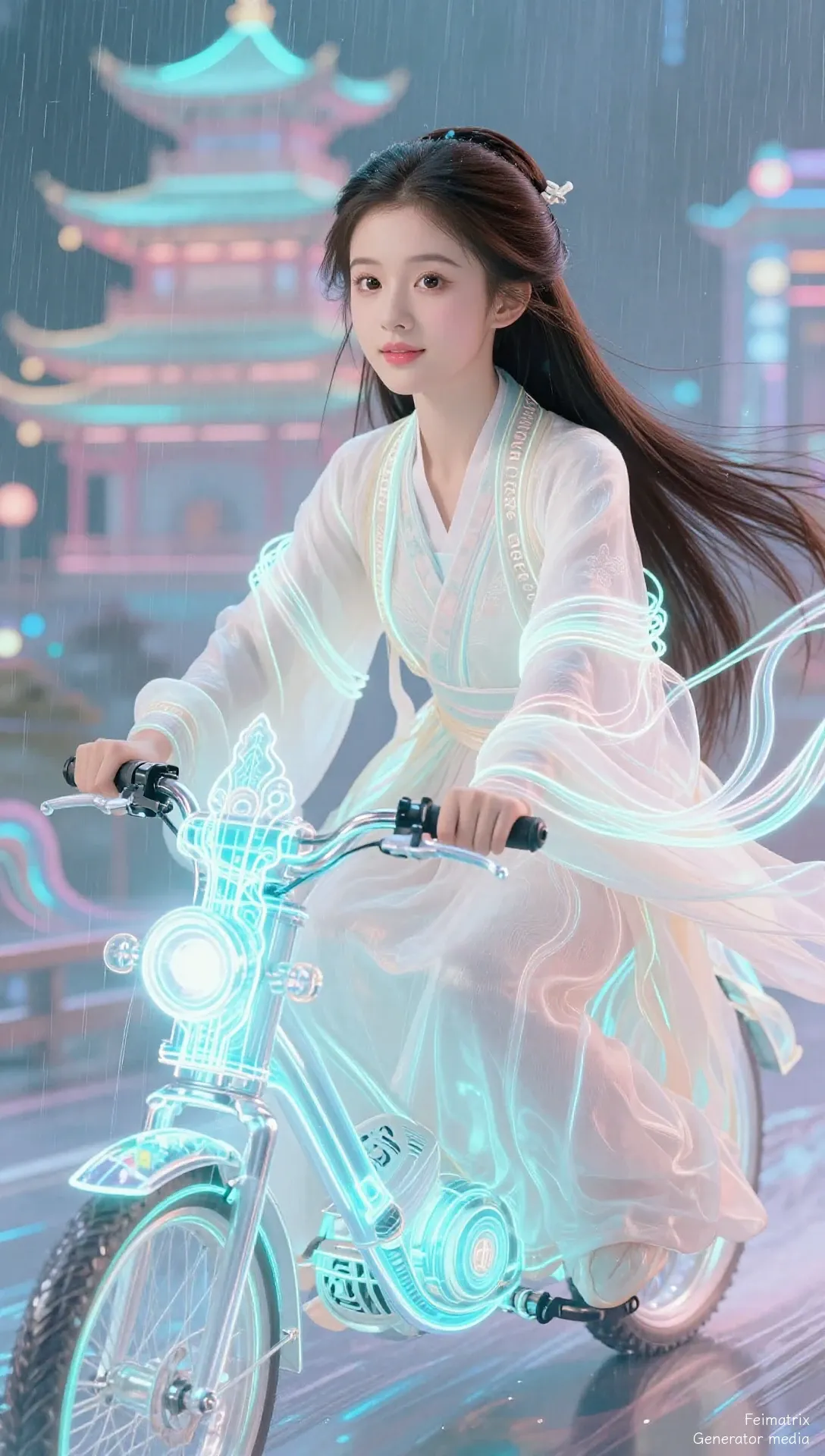 Neon Rain & Silk Threads