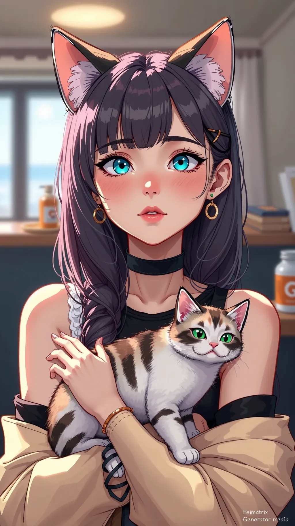 The Fractal Purr of a Dying Star