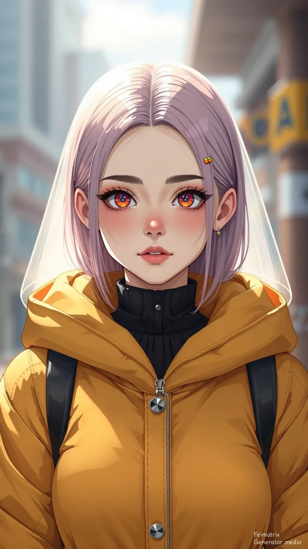 The Amber Orbit of Your Gaze