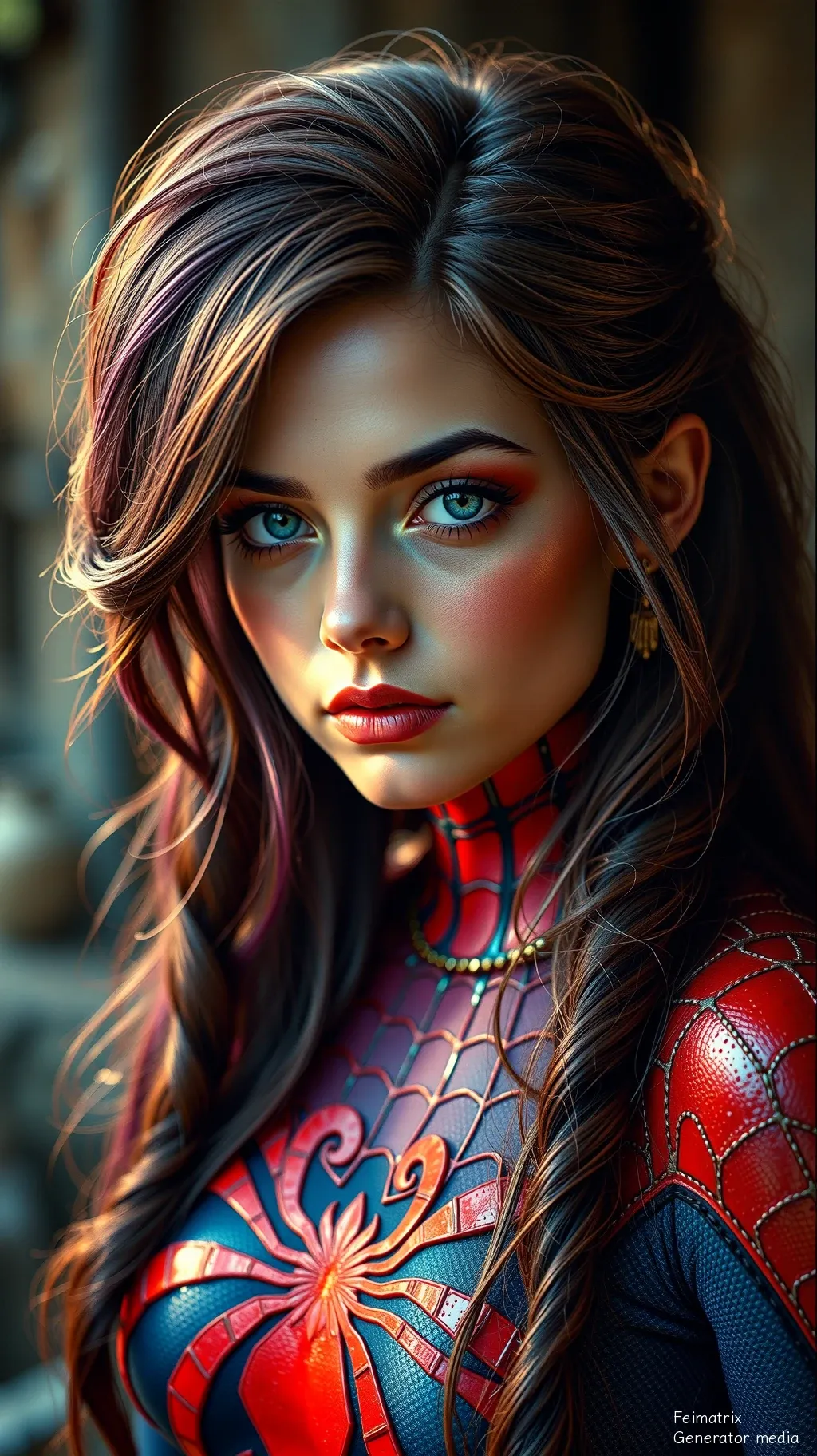 The Red Thread in the City Rain