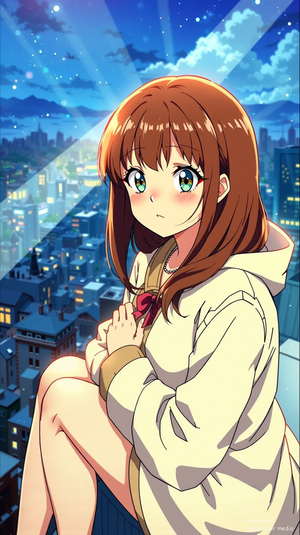 The Neon Pulse of a Quiet Heart