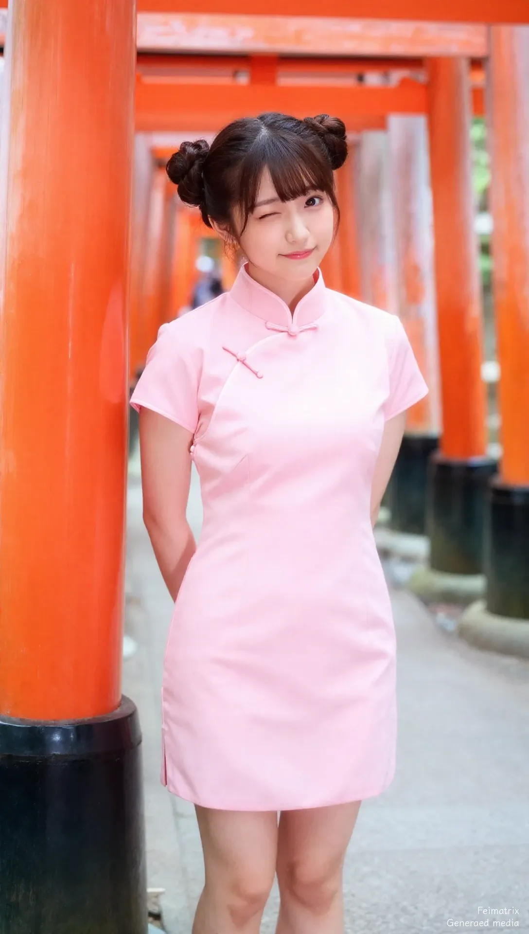 The Pink Echo of a Thousand Torii Gates