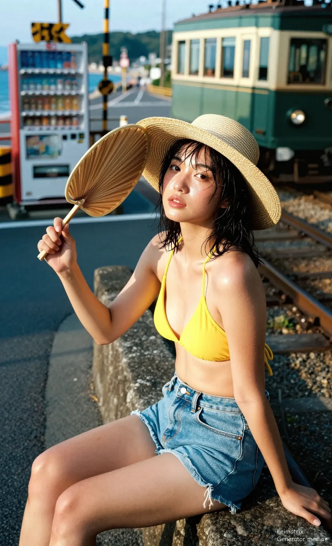 Sun-Drenched Lies in an Old Town Station