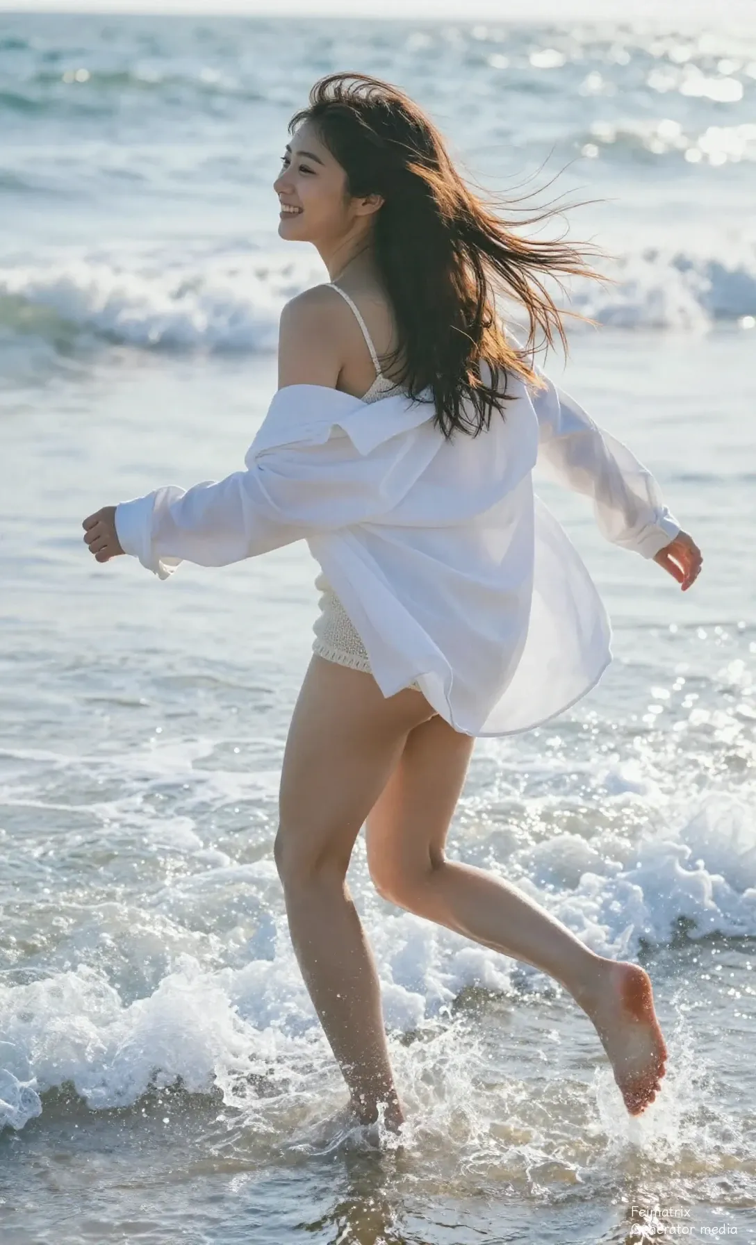 The Alabaster Shore: A Symphony in White