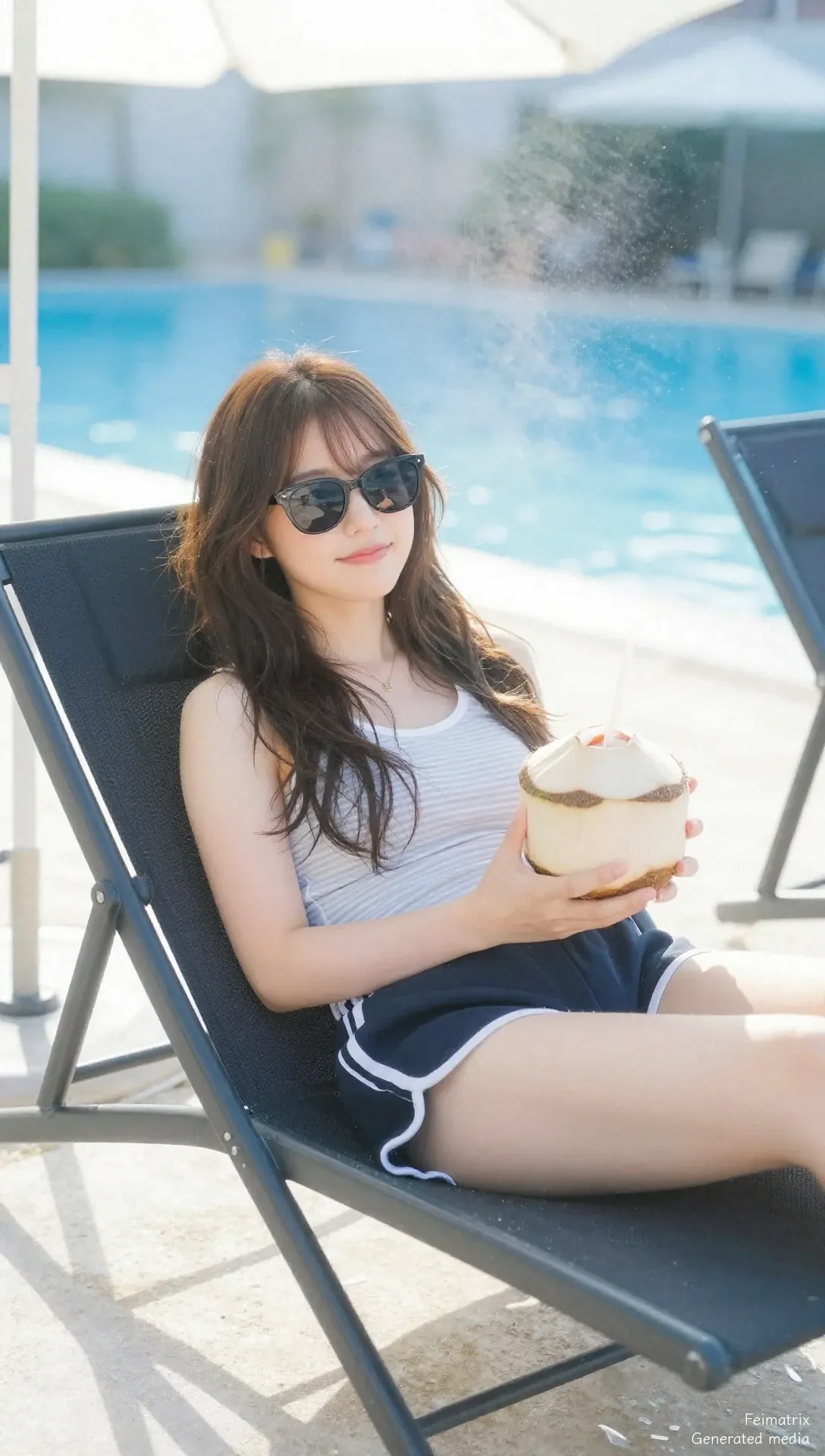 Sipping Sunshine Under Your Gaze
