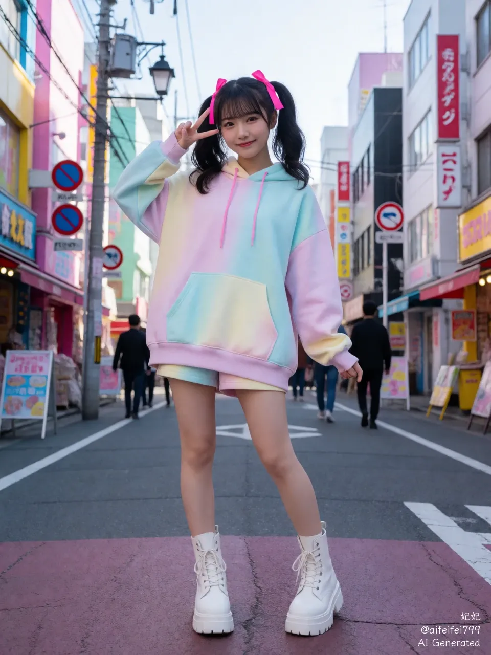 The Neon Sanctuary: A Solitary Bloom in Concrete Gray