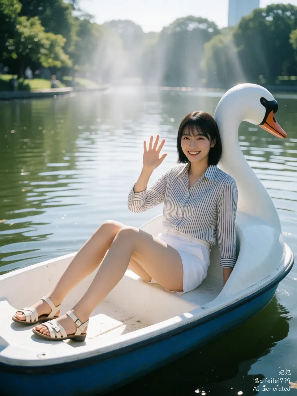 The Swan’s Grace in a Concrete Labyrinth