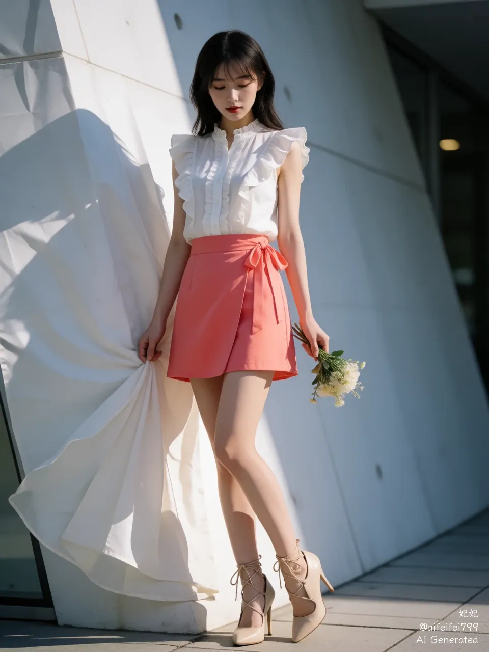 The Fragrance of Fading Petals in a Concrete Garden