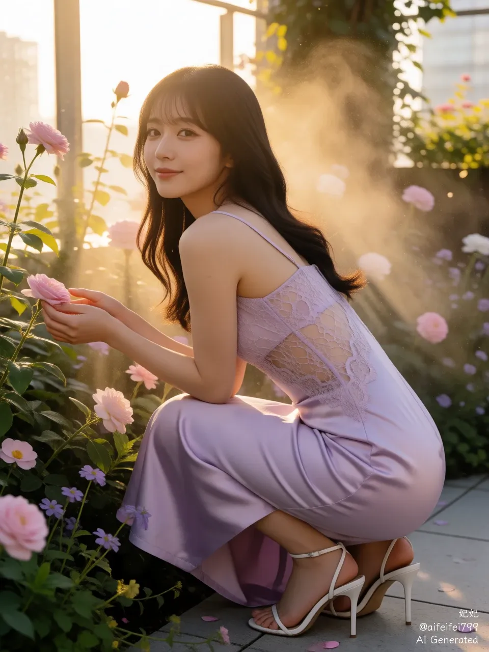 The Lavender Hour of Breathless Petals