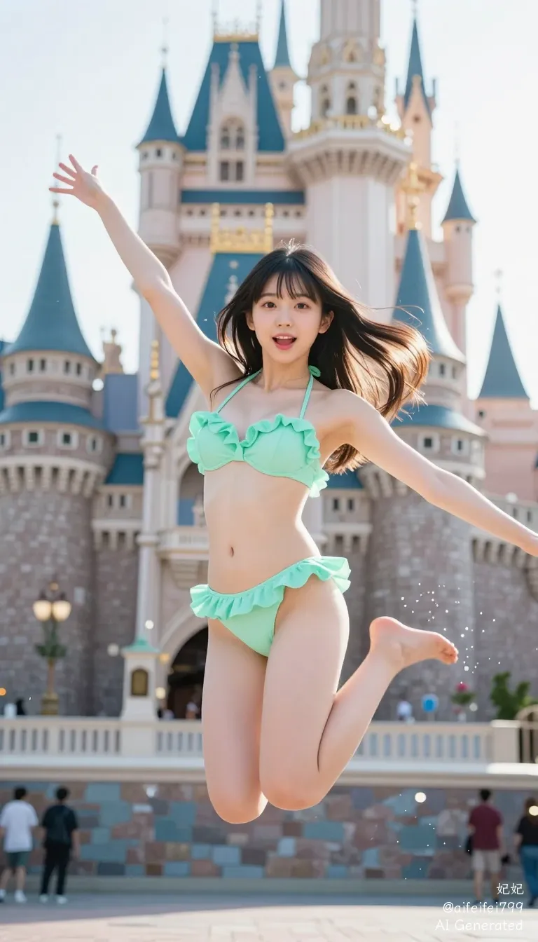 A Splash of Summer in a Glass Castle