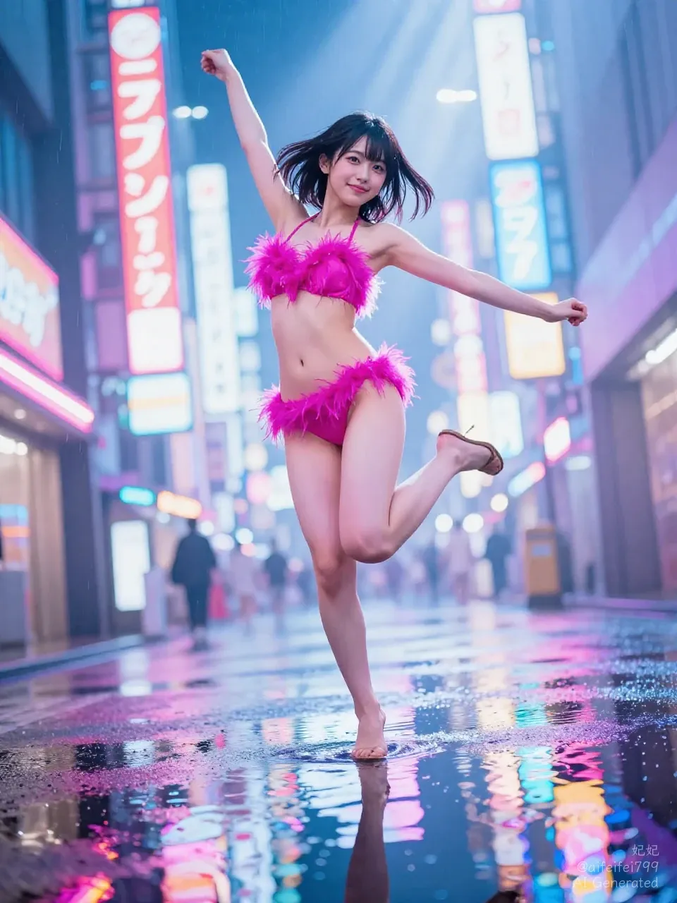 Electric Magenta Heartbeat